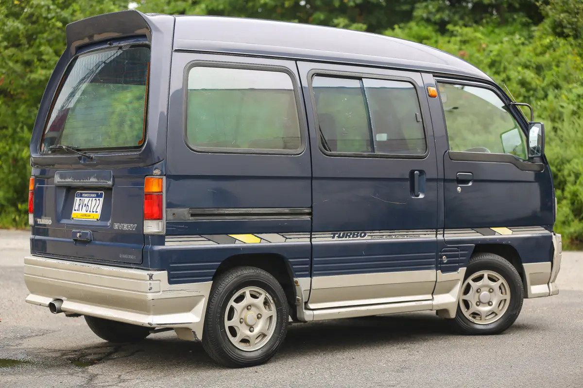1989 Suzuki Every Turbo, a Kei Van, for sale at Street Legal Mini Trucks in Philadelphia, PA (photo 3 of 20)