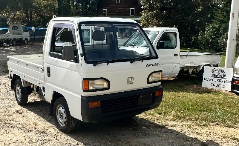 1991 Honda Acty 4WD, a white Kei Truck, for sale at Mayberry Mini Trucks in Mount Airy, NC (photo 3 of 13)