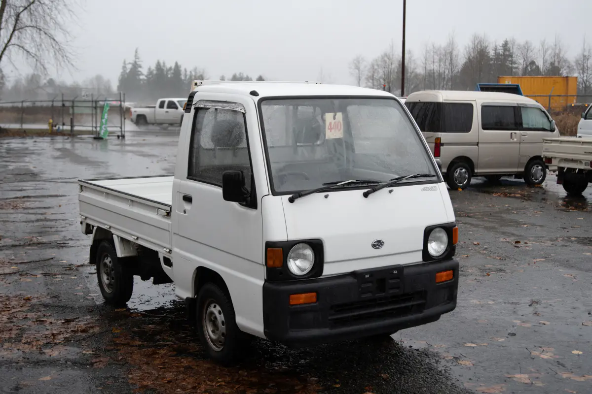 1991 Subaru Sambar, a black Kei Truck, for sale at The Import Guys in Ferndale, WA (photo 3 of 12)