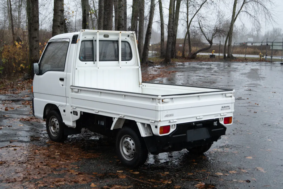 1991 Subaru Sambar, a black Kei Truck, for sale at The Import Guys in Ferndale, WA (photo 4 of 12)