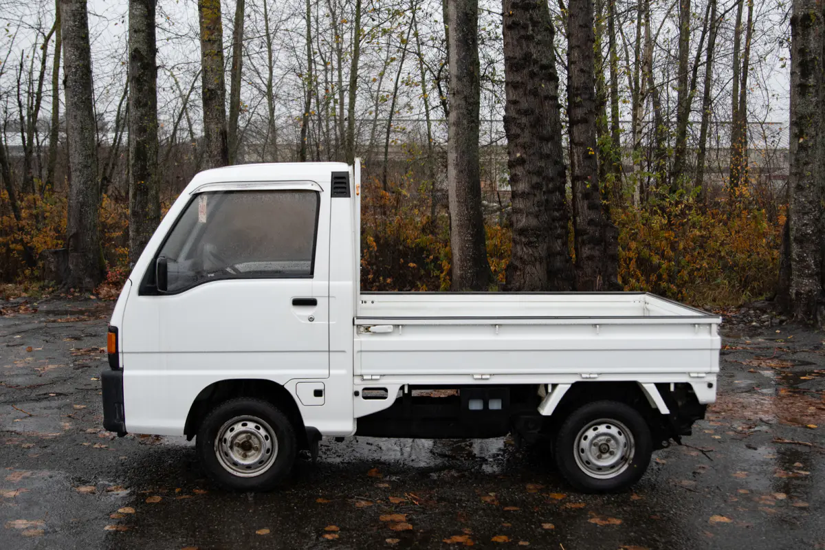 1991 Subaru Sambar, a black Kei Truck, for sale at The Import Guys in Ferndale, WA (photo 8 of 12)