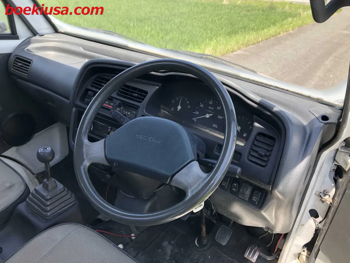 1991 Suzuki Carry Dump 4x4, a white Kei Truck, for sale at Boeki USA in Paterson, NJ (photo 14 of 20)