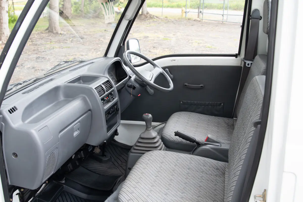 1992 Subaru Sambar 2Hi-4Hi, EL Gear, a gray Kei Truck, for sale at The Import Guys in Ferndale, WA (photo 10 of 14)