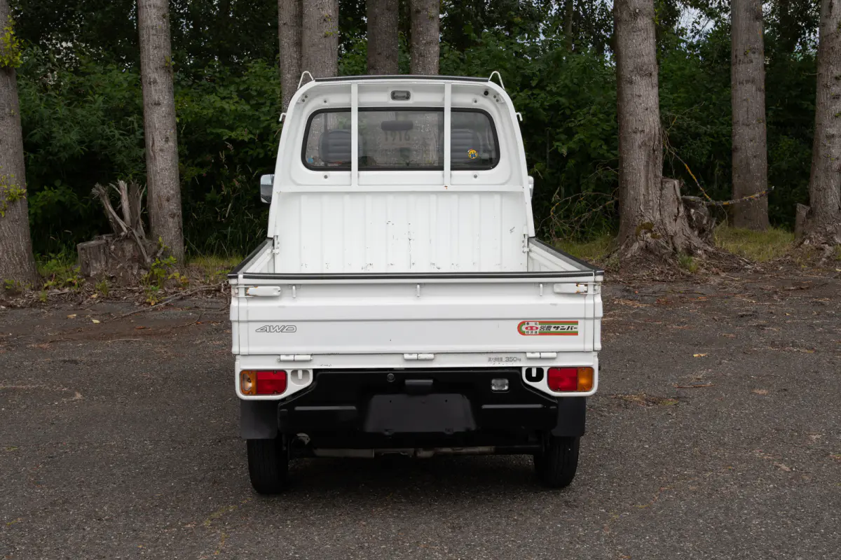 1992 Subaru Sambar 2Hi-4Hi, EL Gear, a gray Kei Truck, for sale at The Import Guys in Ferndale, WA (photo 5 of 14)