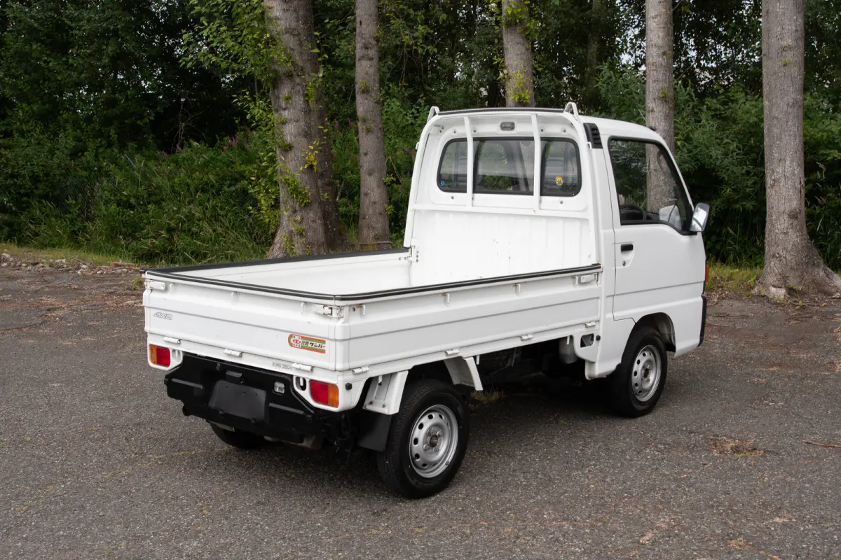 1992 Subaru Sambar 2Hi-4Hi, EL Gear, a gray Kei Truck, for sale at The Import Guys in Ferndale, WA (photo 6 of 14)