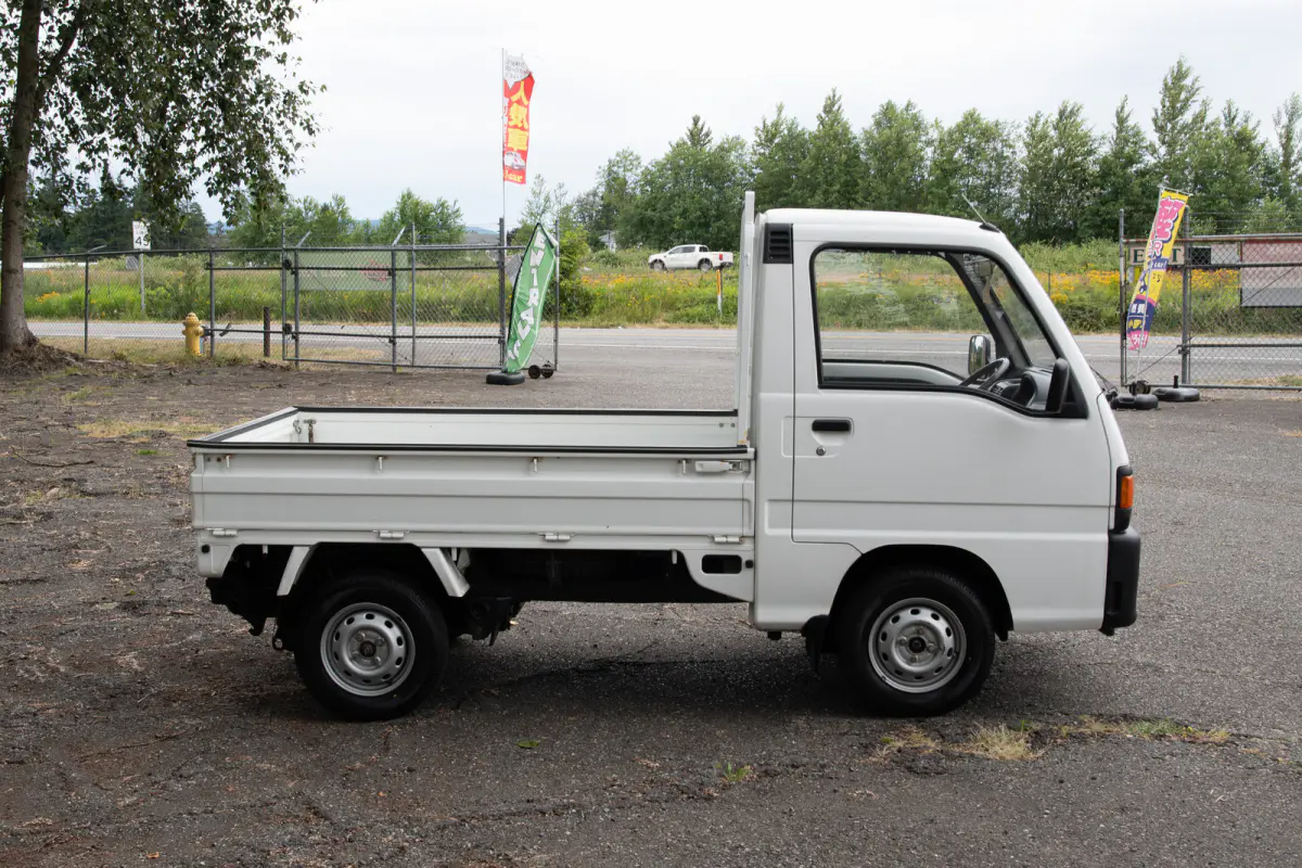 1992 Subaru Sambar 2Hi-4Hi, EL Gear, a gray Kei Truck, for sale at The Import Guys in Ferndale, WA (photo 7 of 14)