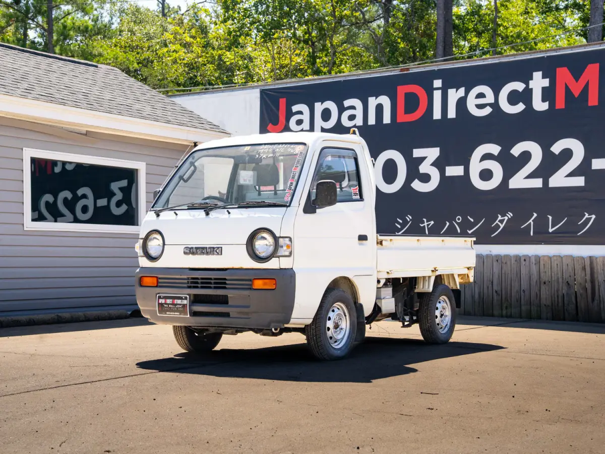 1992 Suzuki Carry, a white Kei Truck, for sale at Japan Direct Motors in Irmo, SC (photo 3 of 13)