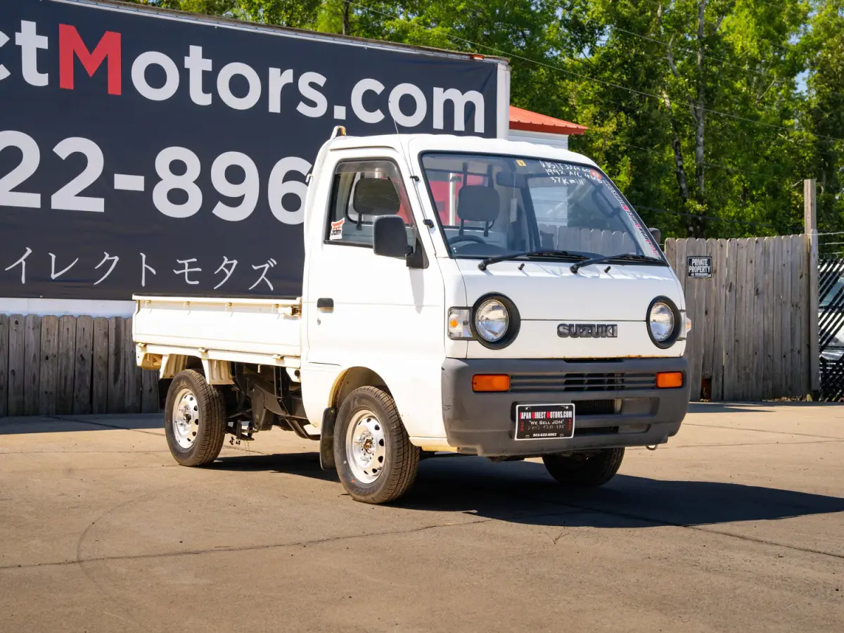1992 Suzuki Carry, a white Kei Truck, for sale at Japan Direct Motors in Irmo, SC (photo 5 of 13)