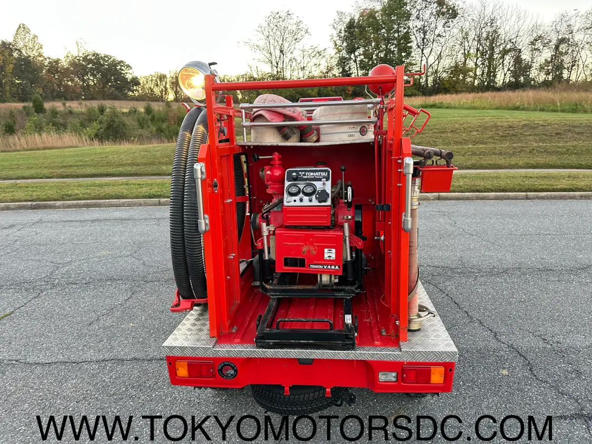 1993 Daihatsu Hijet Fire Truck 4WD, a Kei Truck, for sale at Tokyo Motors DC in Boyds, MD (photo 5 of 20)