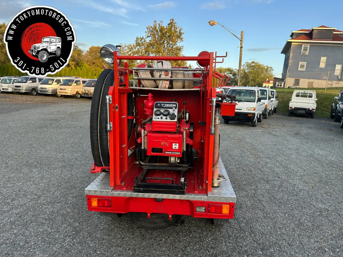 1993 Daihatsu Hijet Fire Truck 4WD, a Kei Truck, for sale at Tokyo Motors DC in Boyds, MD (photo 6 of 10)