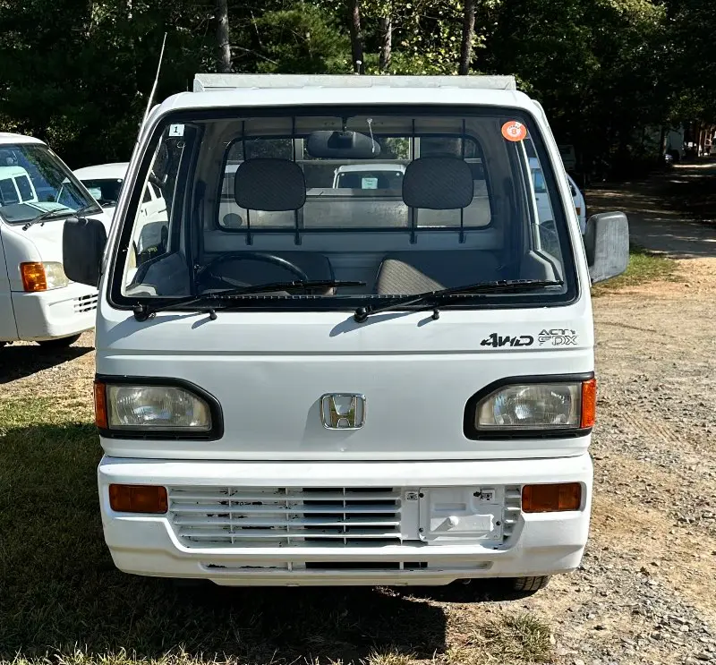 1993 Honda Acty Dump 4WD, a white Kei Truck, for sale at Mayberry Mini Trucks in Mount Airy, NC (photo 2 of 18)