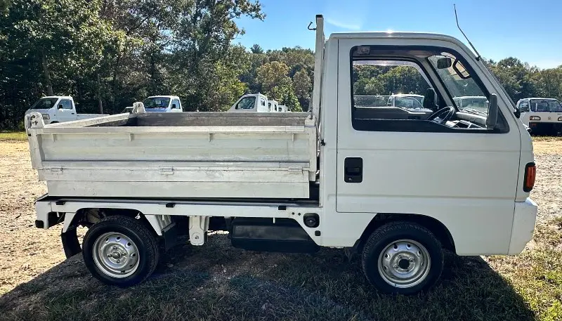 1993 Honda Acty Dump 4WD, a white Kei Truck, for sale at Mayberry Mini Trucks in Mount Airy, NC (photo 4 of 18)
