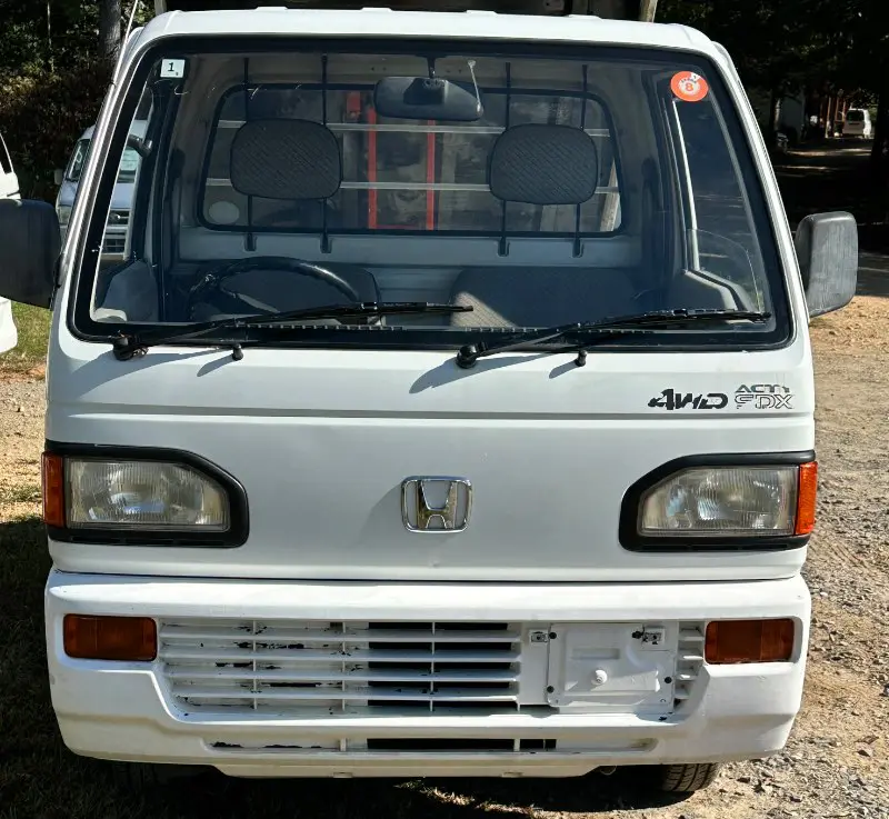 1993 Honda Acty Dump 4WD, a white Kei Truck, for sale at Mayberry Mini Trucks in Mount Airy, NC (photo 7 of 18)