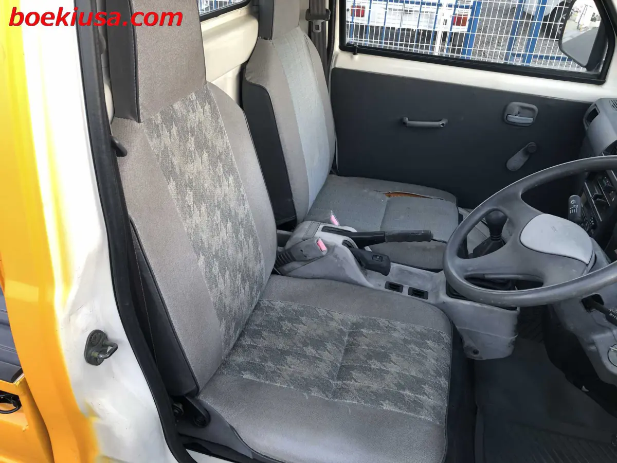 1993 Mitsubishi Minicab 4x4, a yellow ii Kei Truck, for sale at Boeki USA in Paterson, NJ (photo 14 of 20)