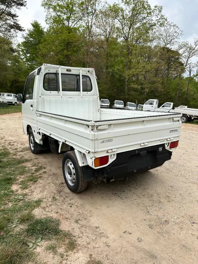 1993 Subaru Sambar 4WD, a white Kei Truck, for sale at Mayberry Mini Trucks in Mount Airy, NC (photo 10 of 20)