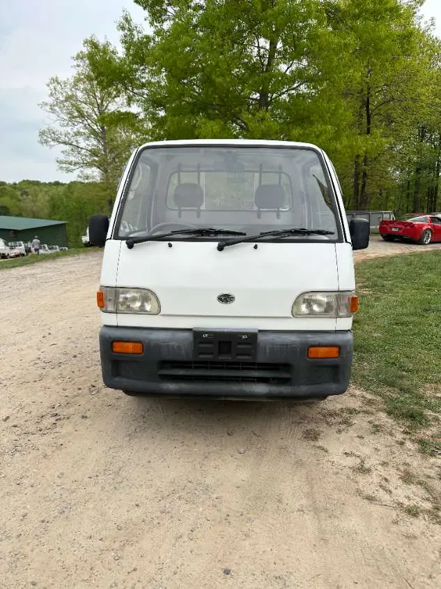 1993 Subaru Sambar 4WD, a white Kei Truck, for sale at Mayberry Mini Trucks in Mount Airy, NC (photo 12 of 20)