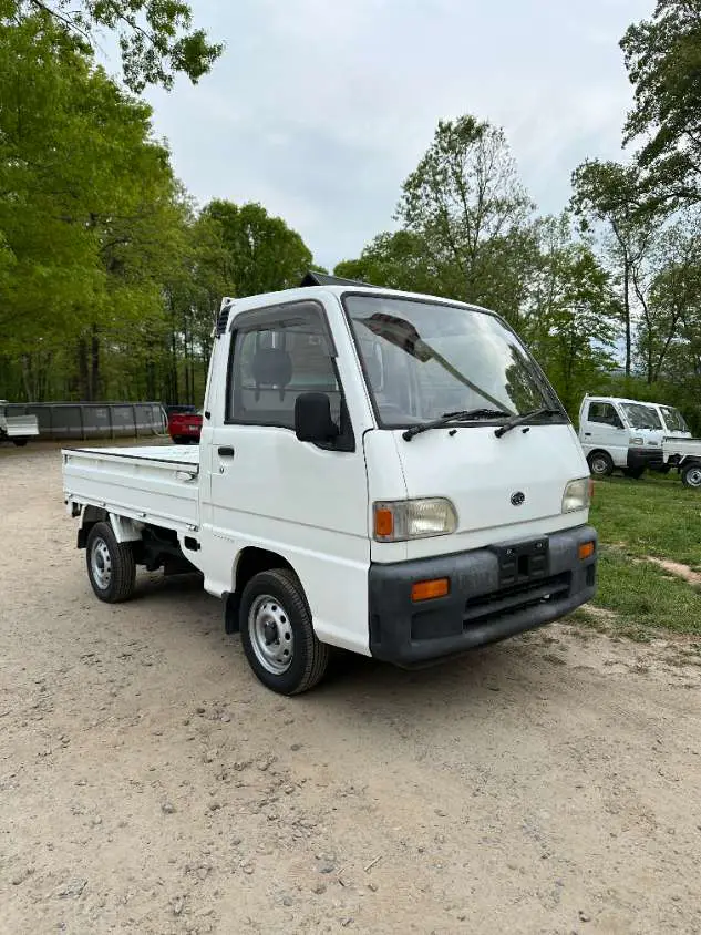 1993 Subaru Sambar 4WD, a white Kei Truck, for sale at Mayberry Mini Trucks in Mount Airy, NC (photo 4 of 20)