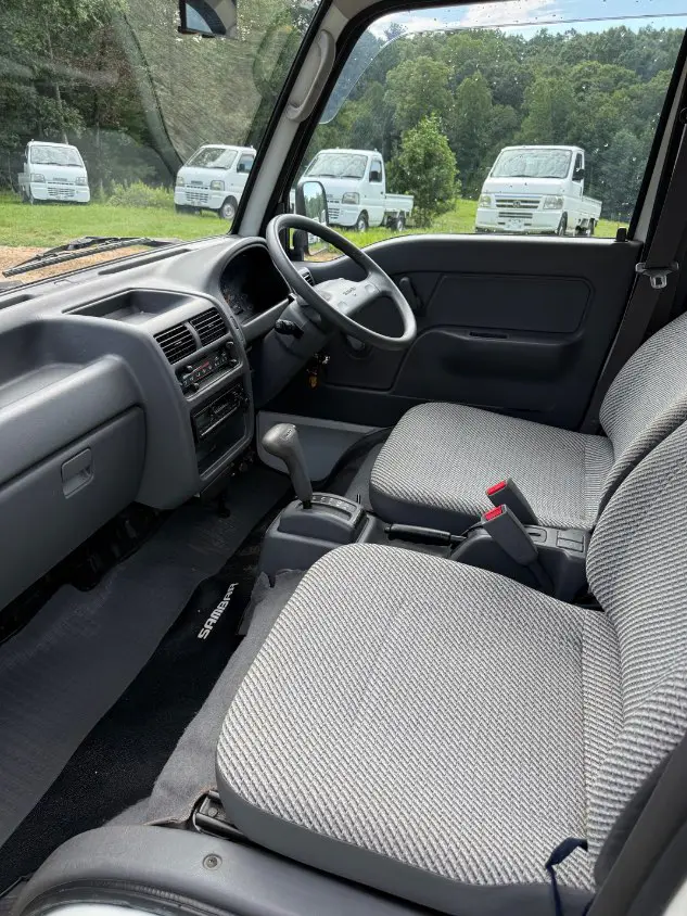 1993 Subaru Sambar Dias, a white Kei Van, for sale at Mayberry Mini Trucks in Mount Airy, NC (photo 11 of 17)