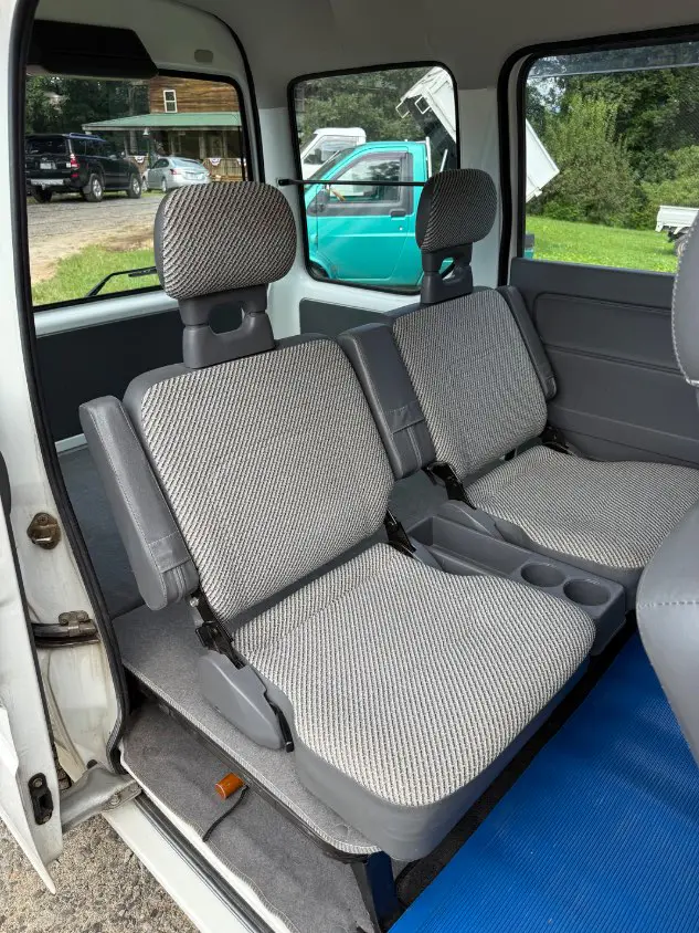 1993 Subaru Sambar Dias, a white Kei Van, for sale at Mayberry Mini Trucks in Mount Airy, NC (photo 12 of 17)