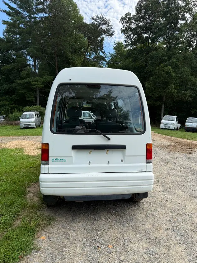 1993 Subaru Sambar Dias, a white Kei Van, for sale at Mayberry Mini Trucks in Mount Airy, NC (photo 6 of 17)