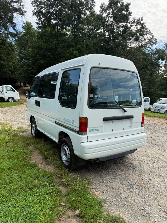 1993 Subaru Sambar Dias, a white Kei Van, for sale at Mayberry Mini Trucks in Mount Airy, NC (photo 7 of 17)