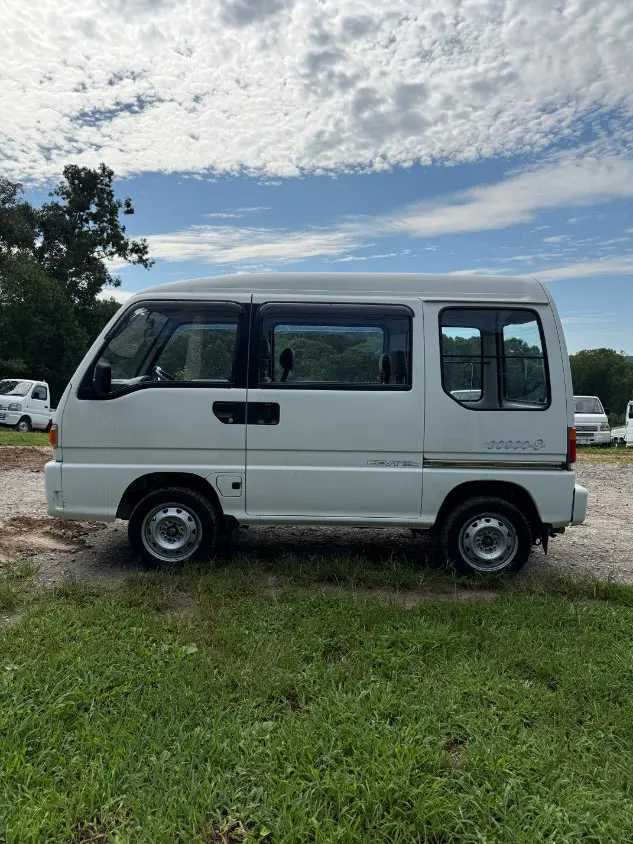 1993 Subaru Sambar Dias, a white Kei Van, for sale at Mayberry Mini Trucks in Mount Airy, NC (photo 8 of 17)
