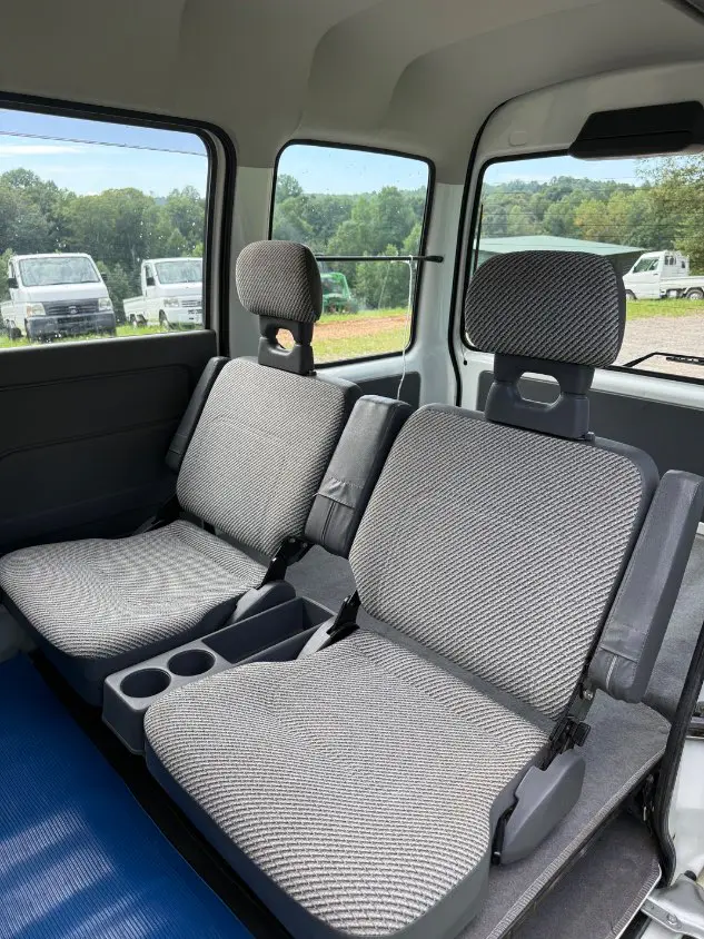 1993 Subaru Sambar Dias, a white Kei Van, for sale at Mayberry Mini Trucks in Mount Airy, NC (photo 9 of 17)