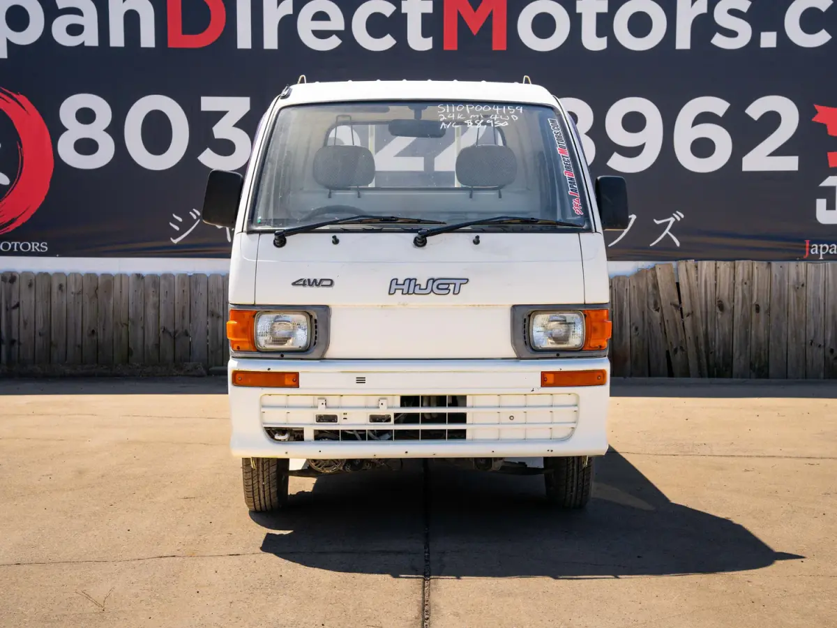 1994 Daihatsu Hijet 24k Miles, a white Kei Truck, for sale at Japan Direct Motors in Irmo, SC (photo 4 of 13)