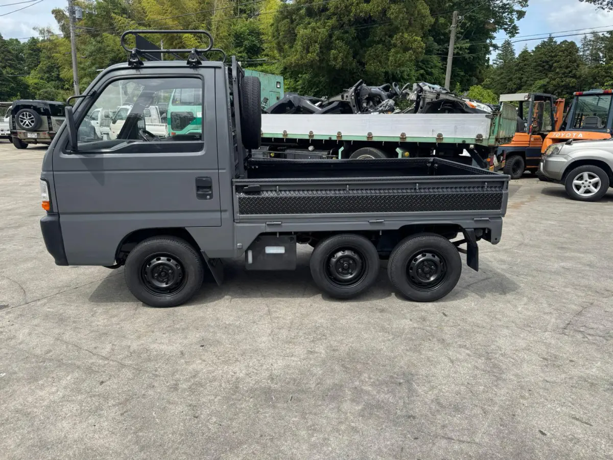 1994 Honda Acty 4x4, a gray Kei Truck, for sale at Skyline Kei Trucks in Houston, TX (photo 3 of 11)