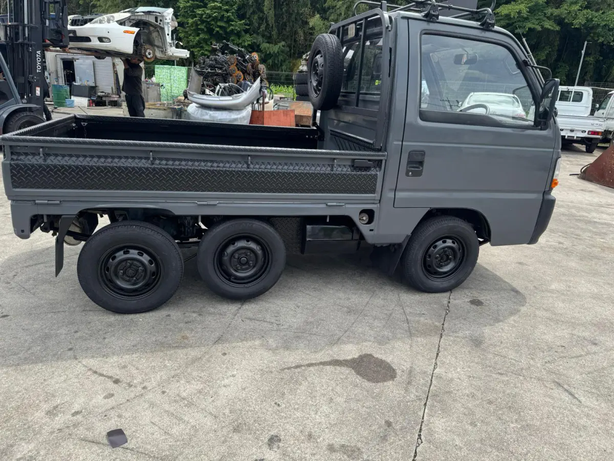 1994 Honda Acty 4x4, a gray Kei Truck, for sale at Skyline Kei Trucks in Houston, TX (photo 4 of 11)
