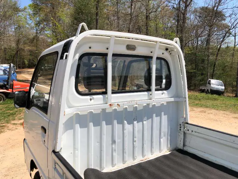 1994 Subaru Sambar 4WD, a white Kei Truck, for sale at Mayberry Mini Trucks in Mount Airy, NC (photo 10 of 20)