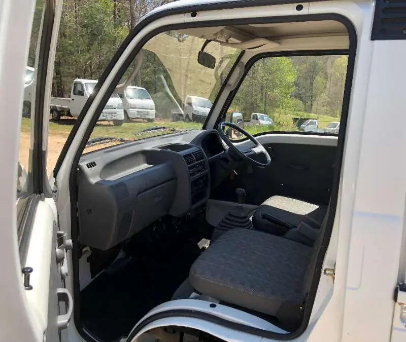 1994 Subaru Sambar 4WD, a white Kei Truck, for sale at Mayberry Mini Trucks in Mount Airy, NC (photo 11 of 20)