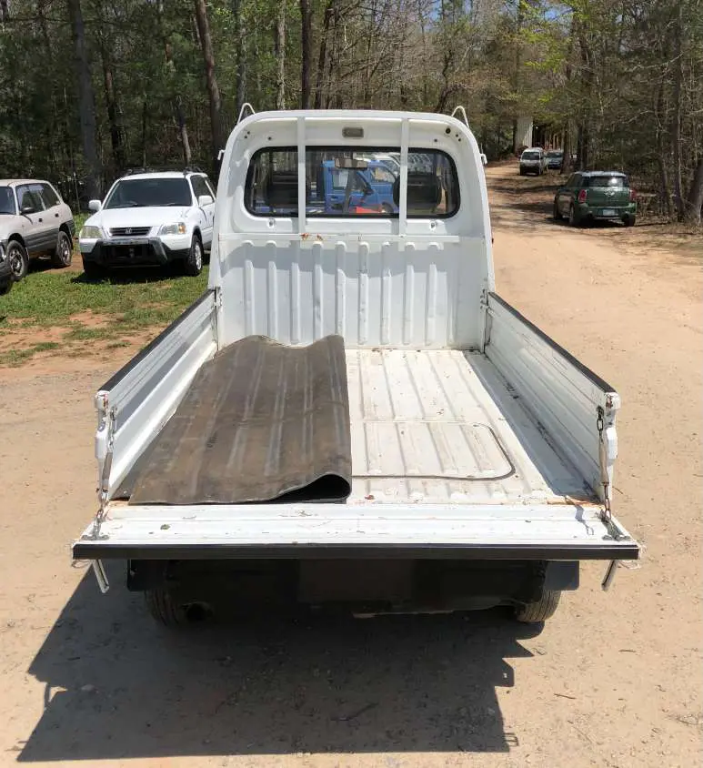 1994 Subaru Sambar 4WD, a white Kei Truck, for sale at Mayberry Mini Trucks in Mount Airy, NC (photo 6 of 20)