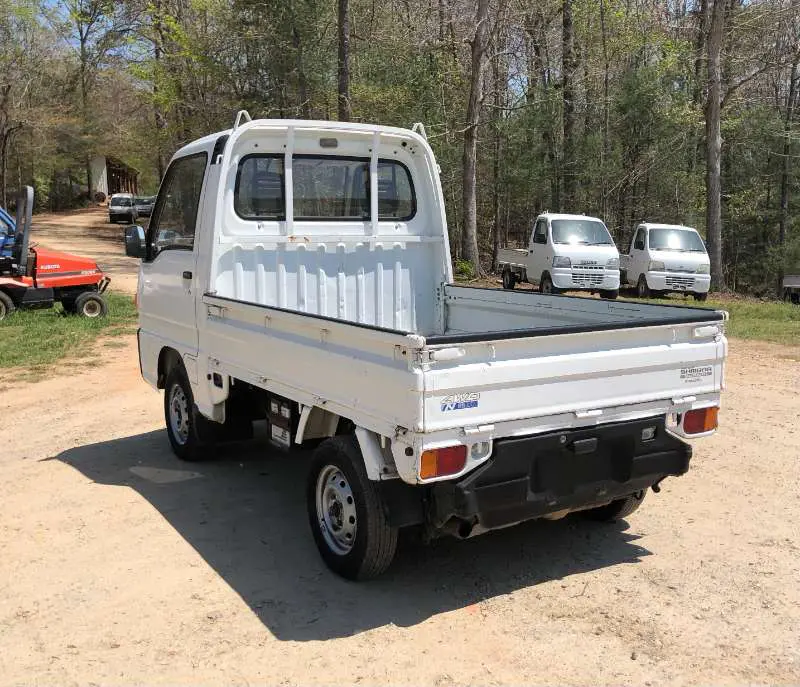 1994 Subaru Sambar 4WD, a white Kei Truck, for sale at Mayberry Mini Trucks in Mount Airy, NC (photo 8 of 20)