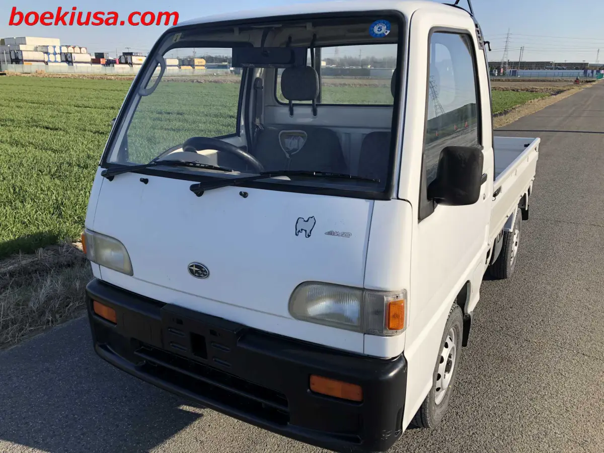 1994 Subaru Sambar 4x4, a white Kei Truck, for sale at Boeki USA in Paterson, NJ (photo 2 of 20)