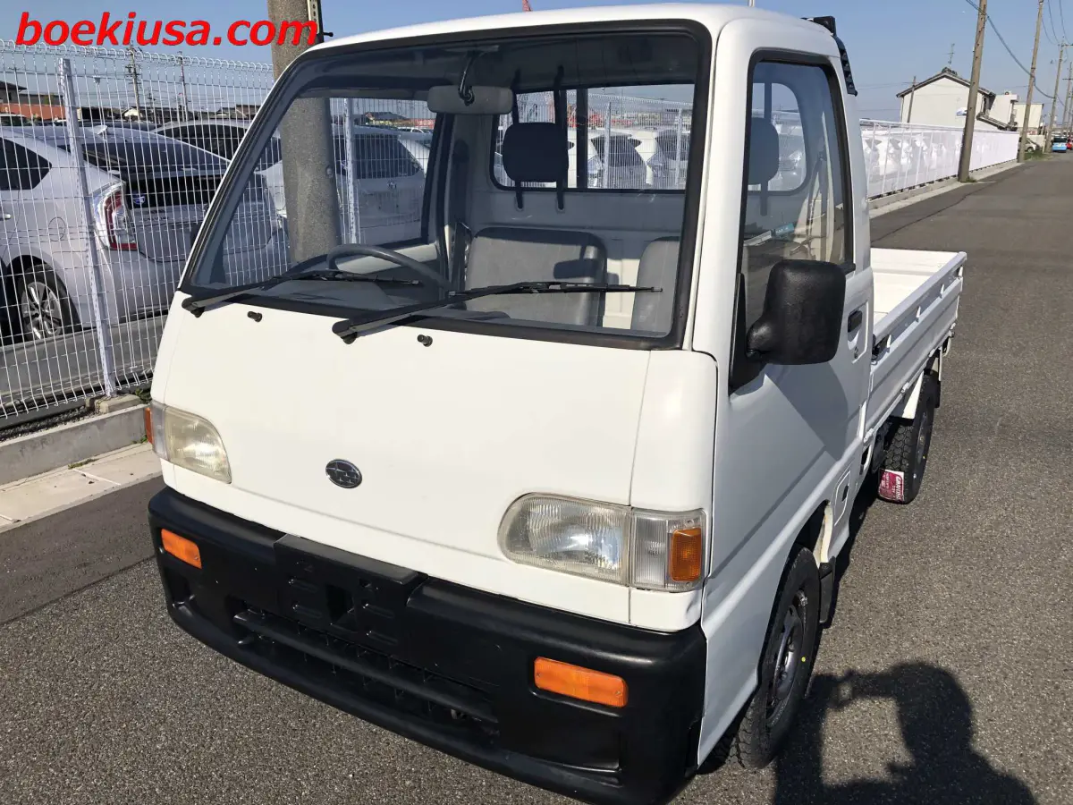 1994 Subaru Sambar 4x4, a white Kei Truck, for sale at Boeki USA in Paterson, NJ (photo 2 of 20)