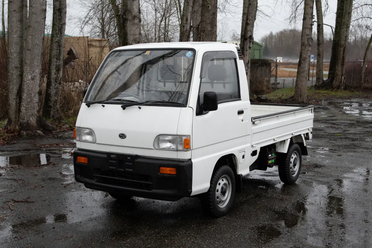 1994 Subaru Sambar, a black Kei Truck, for sale at The Import Guys in Ferndale, WA (photo 1 of 10)