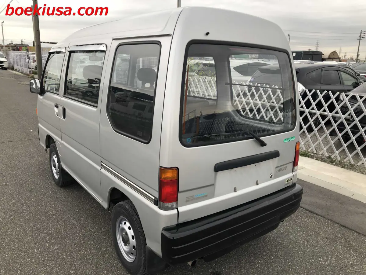 1994 Subaru Sambar Van 4x4, a silver Kei Van, for sale at Boeki USA in Paterson, NJ (photo 3 of 20)