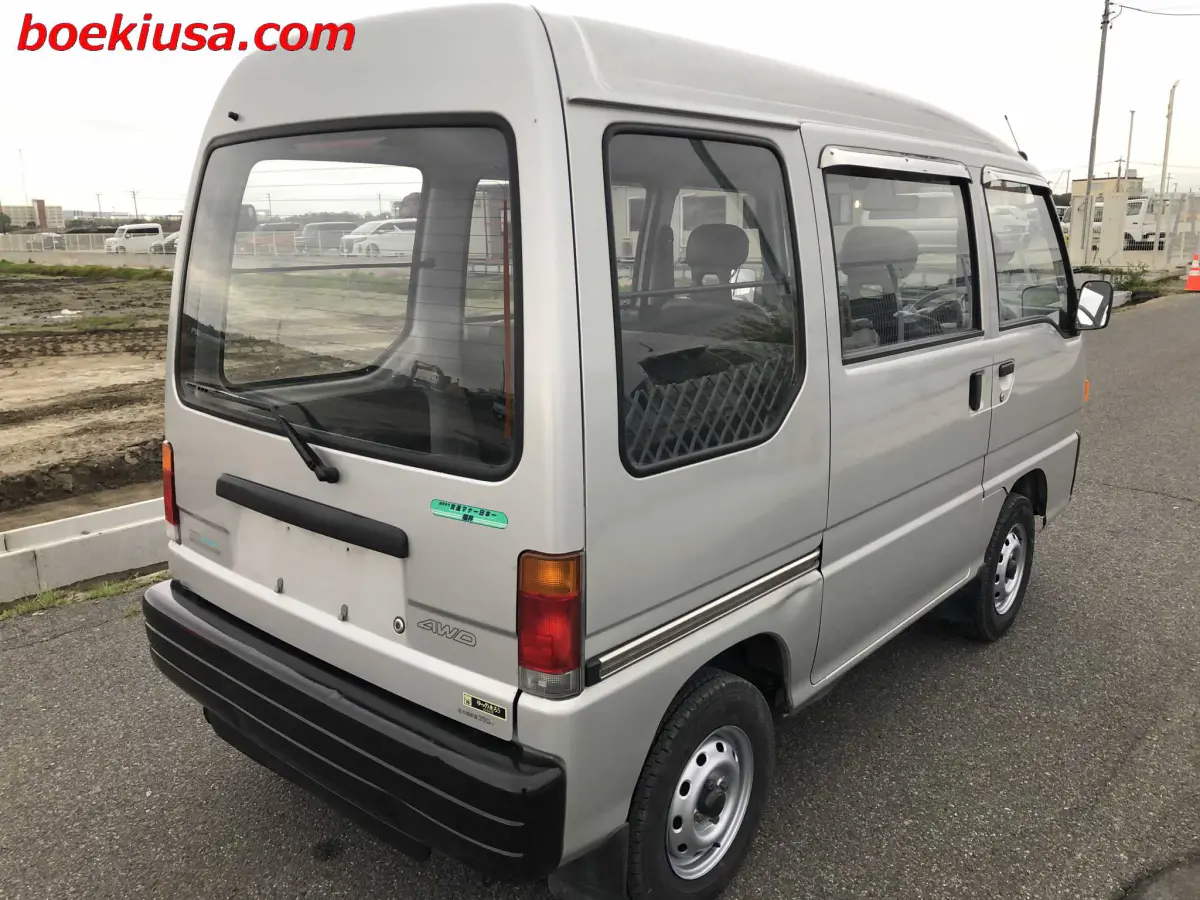 1994 Subaru Sambar Van 4x4, a silver Kei Van, for sale at Boeki USA in Paterson, NJ (photo 4 of 20)
