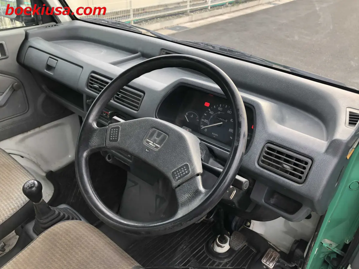 1995 Honda Acty Dump 4x4, a green Kei Truck, for sale at Boeki USA in Paterson, NJ (photo 13 of 20)
