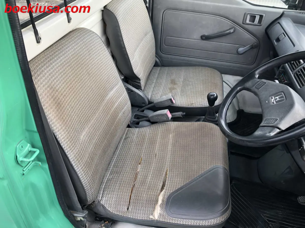 1995 Honda Acty Dump 4x4, a green Kei Truck, for sale at Boeki USA in Paterson, NJ (photo 14 of 20)