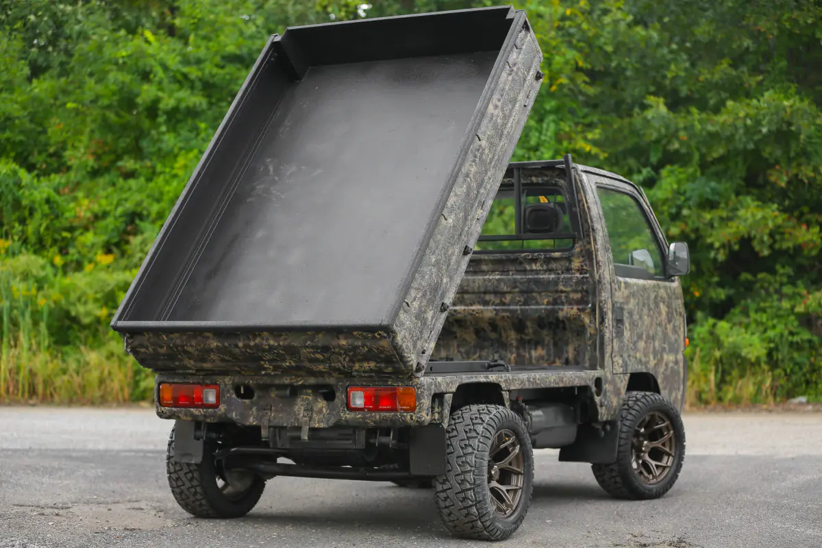 1995 Honda Acty Dump, a Kei Truck, for sale at Street Legal Mini Trucks in Philadelphia, PA (photo 3 of 20)