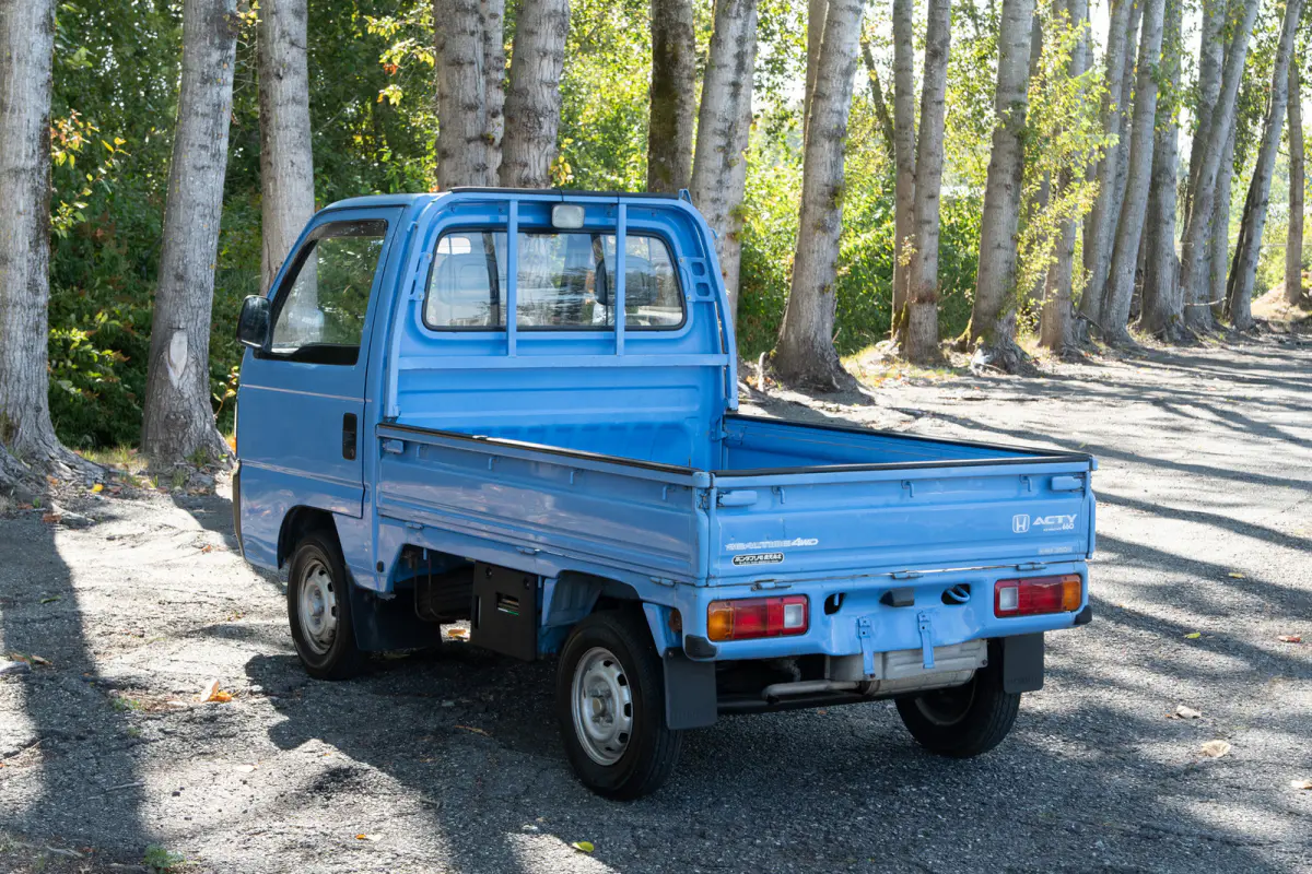 1995 Honda Acty Super Delux, a gray Kei Truck, for sale at The Import Guys in Ferndale, WA (photo 4 of 14)