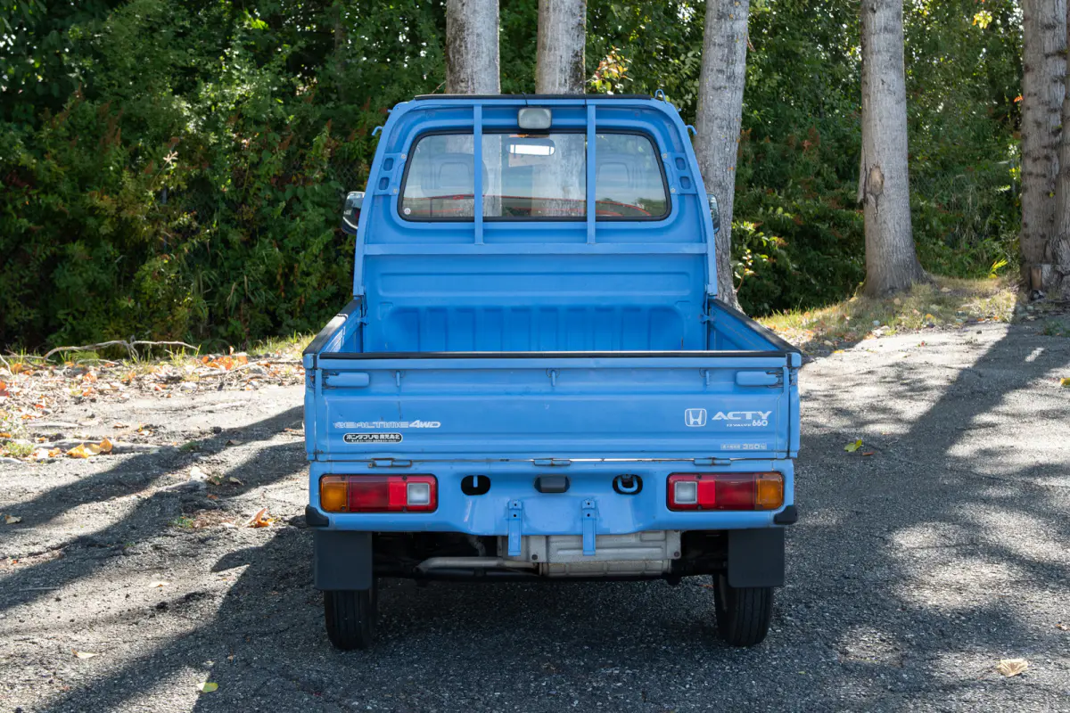 1995 Honda Acty Super Delux, a gray Kei Truck, for sale at The Import Guys in Ferndale, WA (photo 5 of 14)