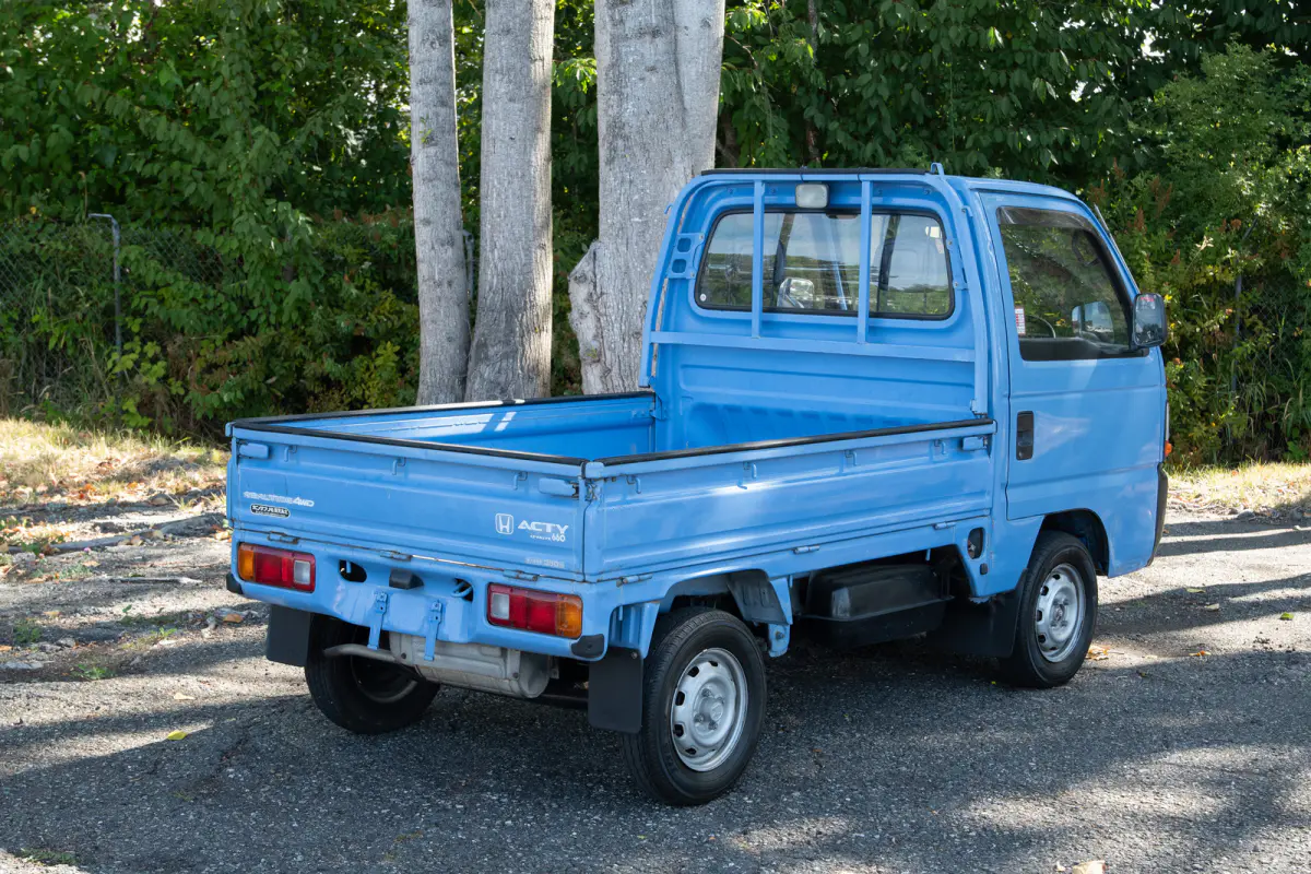 1995 Honda Acty Super Delux, a gray Kei Truck, for sale at The Import Guys in Ferndale, WA (photo 6 of 14)