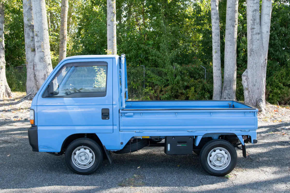 1995 Honda Acty Super Delux, a gray Kei Truck, for sale at The Import Guys in Ferndale, WA (photo 7 of 14)
