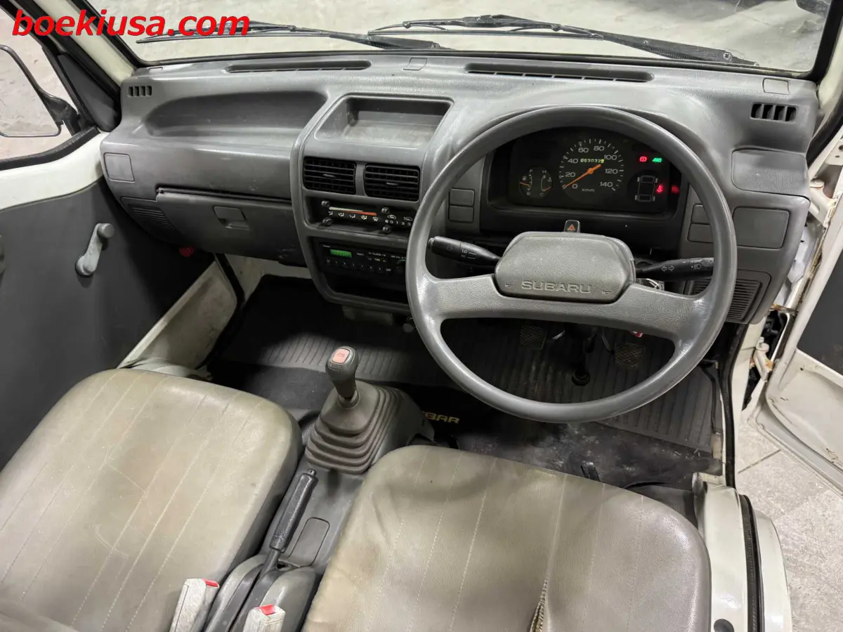 1995 Subaru Sambar 4x4, a white Kei Truck, for sale at Boeki USA in Paterson, NJ (photo 15 of 20)