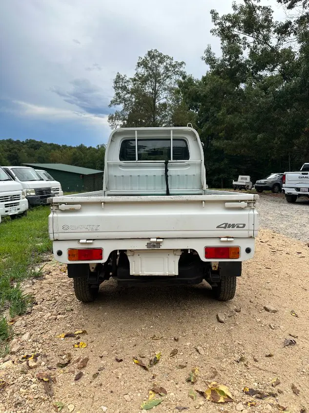 1995 Suzuki Carry 4WD, a white Kei Truck, for sale at Mayberry Mini Trucks in Mount Airy, NC (photo 8 of 20)