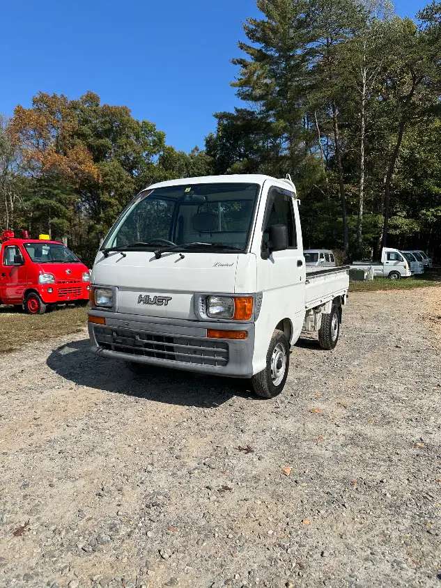 1996 Daihatsu Hijet, a white Kei Truck, for sale at Mayberry Mini Trucks in Mount Airy, NC (photo 1 of 20)