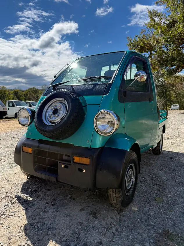 1996 Daihatsu Midget, a green Kei Truck, for sale at Mayberry Mini Trucks in Mount Airy, NC (photo 1 of 13)